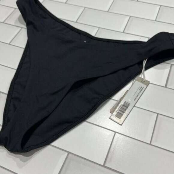 NWT Everlane Women's Black The High Rise French Cheeky Bikini Bottom Size XS - Picture 5 of 6
